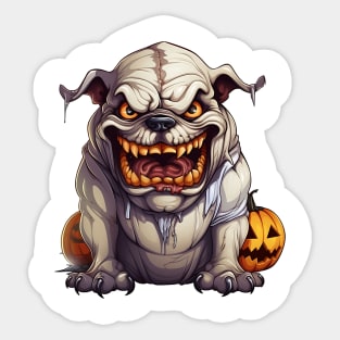 Halloween Bulldog #2 Sticker